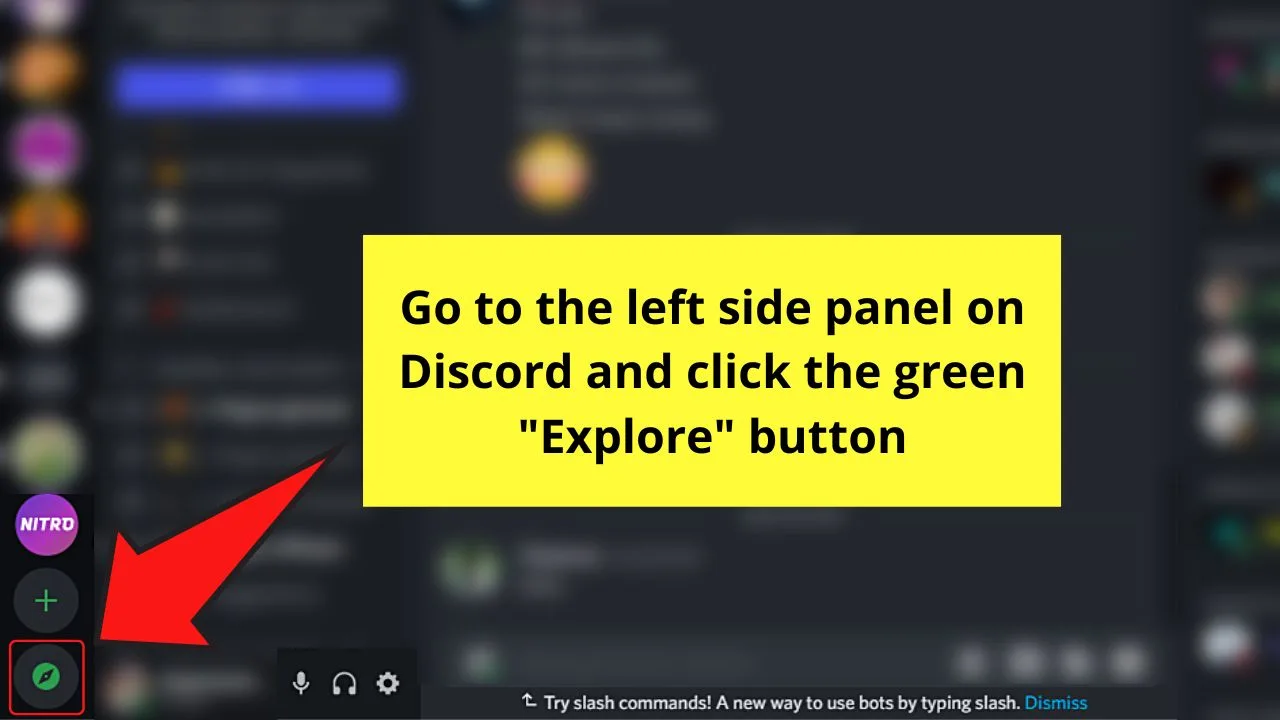 How to Join a Discord Server Without an Invite Using the Explore Feature Step 1