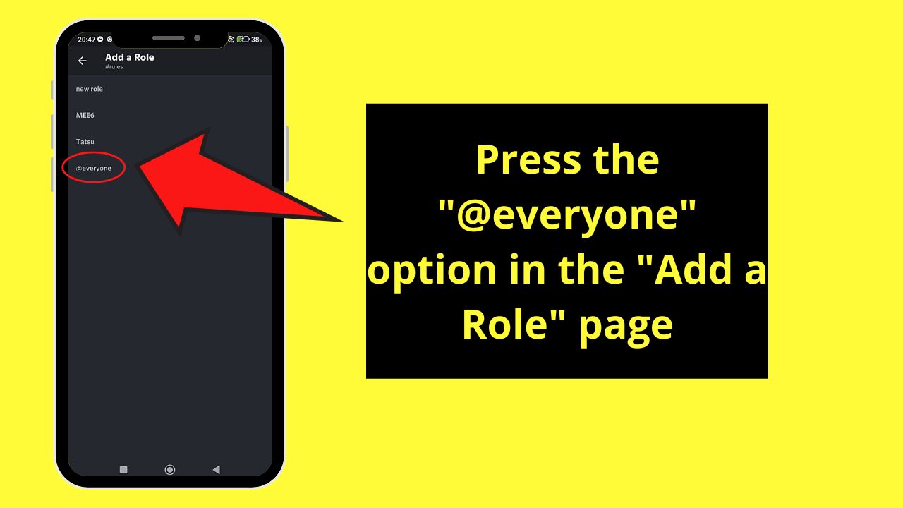 How to Make a Rules Channel in Discord Mobile Step 10