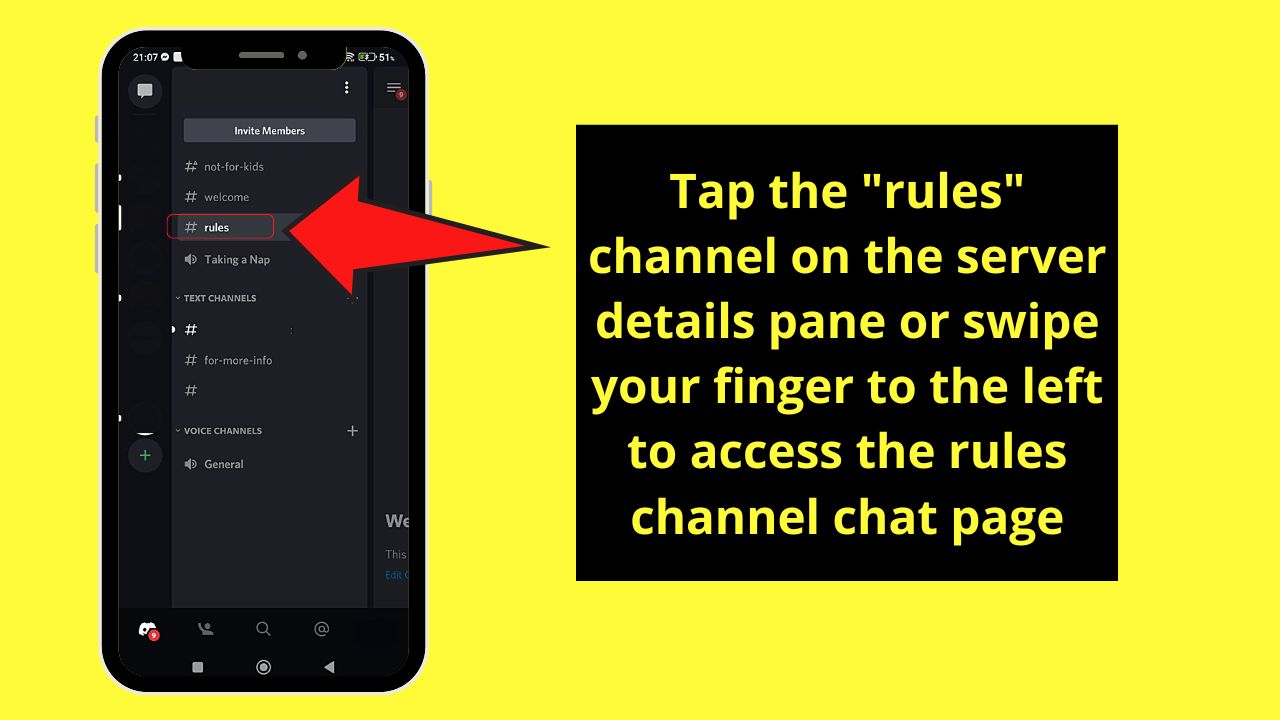 How to Make a Rules Channel in Discord Mobile Step 16