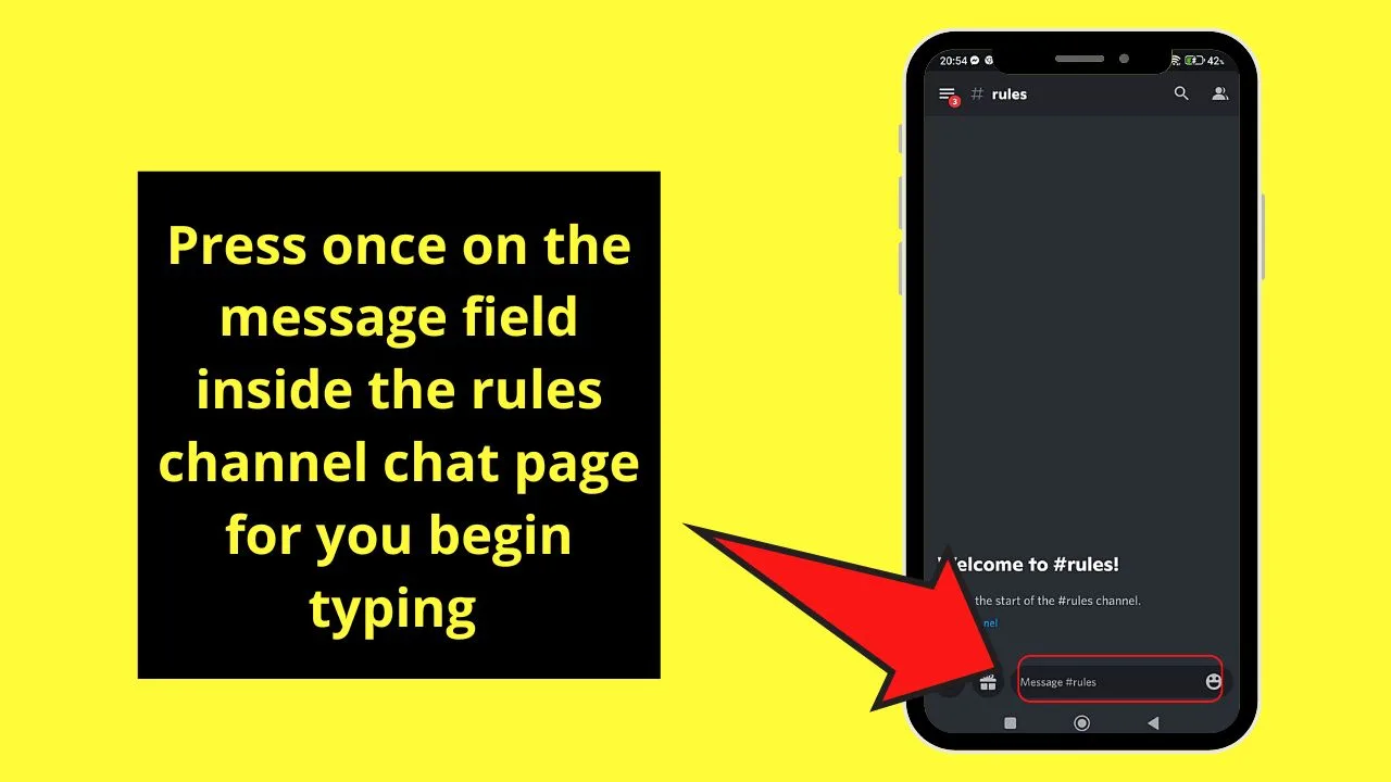 How to Make a Rules Channel in Discord Mobile Step 17