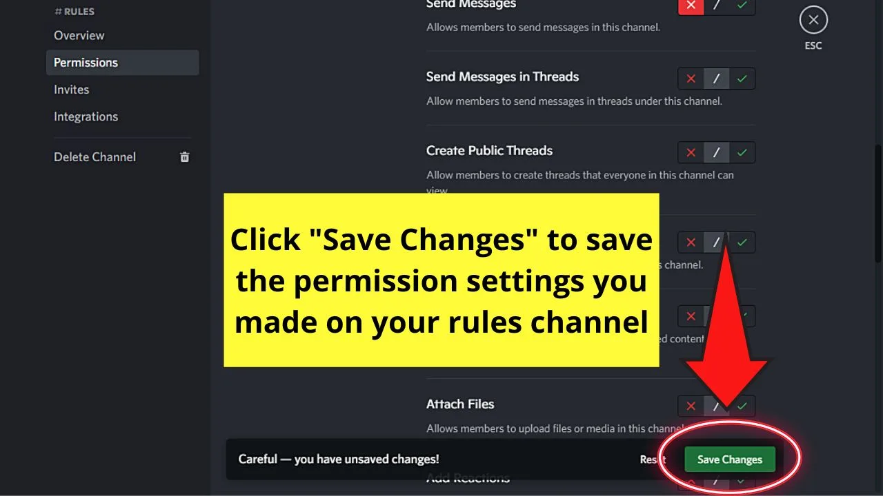 How to Make a Rules Channel in Discord on a Desktop Step 12