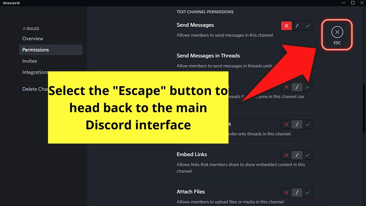 How to Make a Rules Channel in Discord on a Desktop Step 13