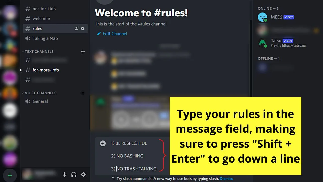 How to Make a Rules Channel in Discord on a Desktop Step 15