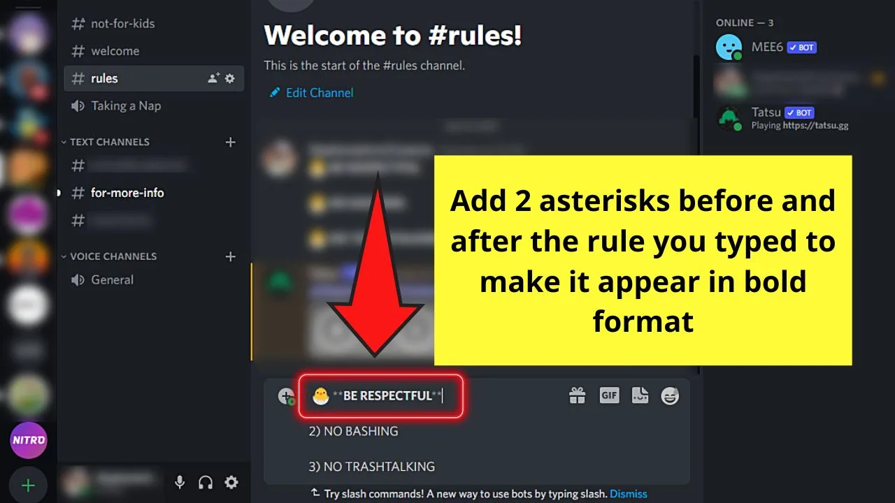 How to Make a Rules Channel in Discord on a Desktop Step 17