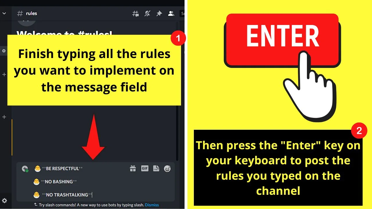 How to Make a Rules Channel in Discord on a Desktop Step 18