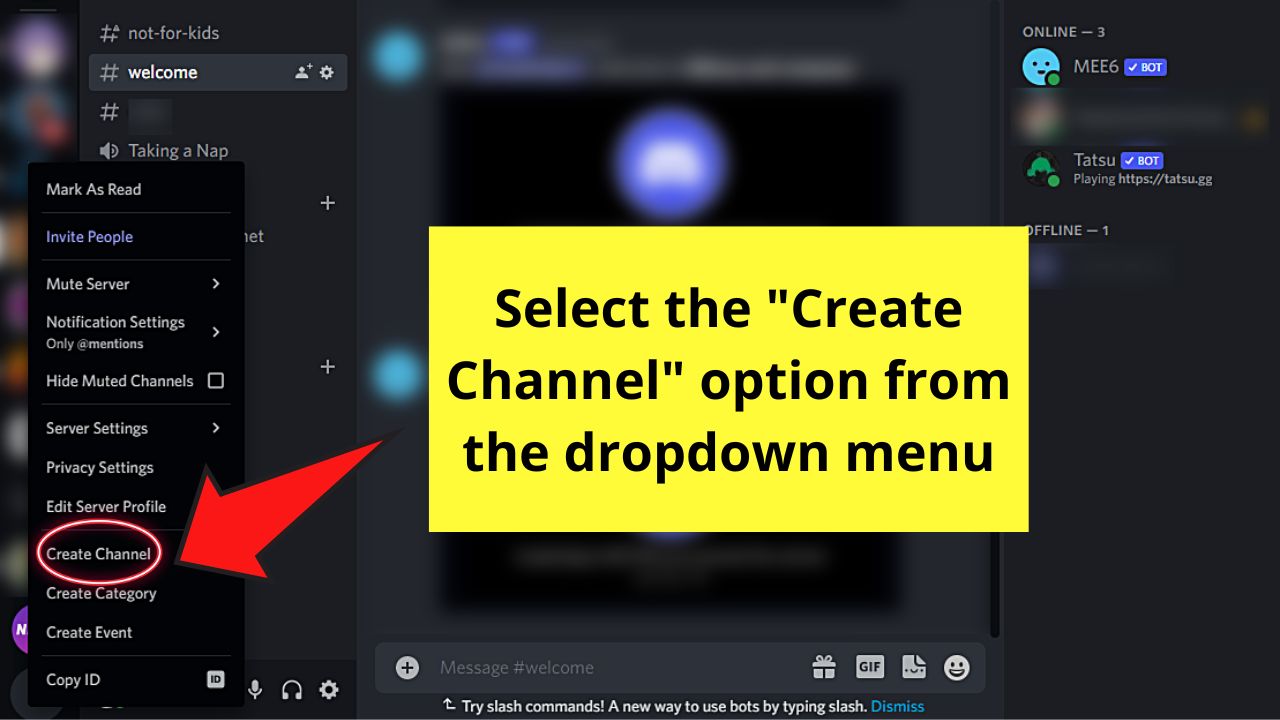 How to Make a Rules Channel in Discord on a Desktop Step 2