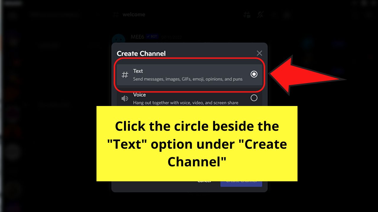 How to Make a Rules Channel in Discord on a Desktop Step 3
