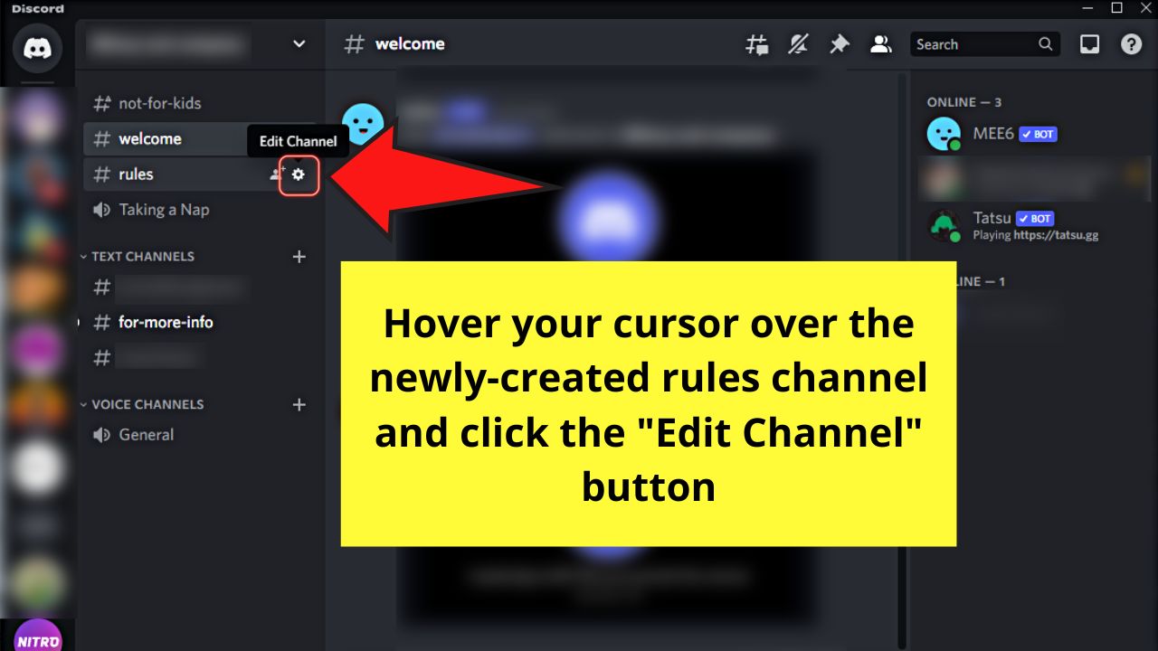 How to Make a Rules Channel in Discord on a Desktop Step 6