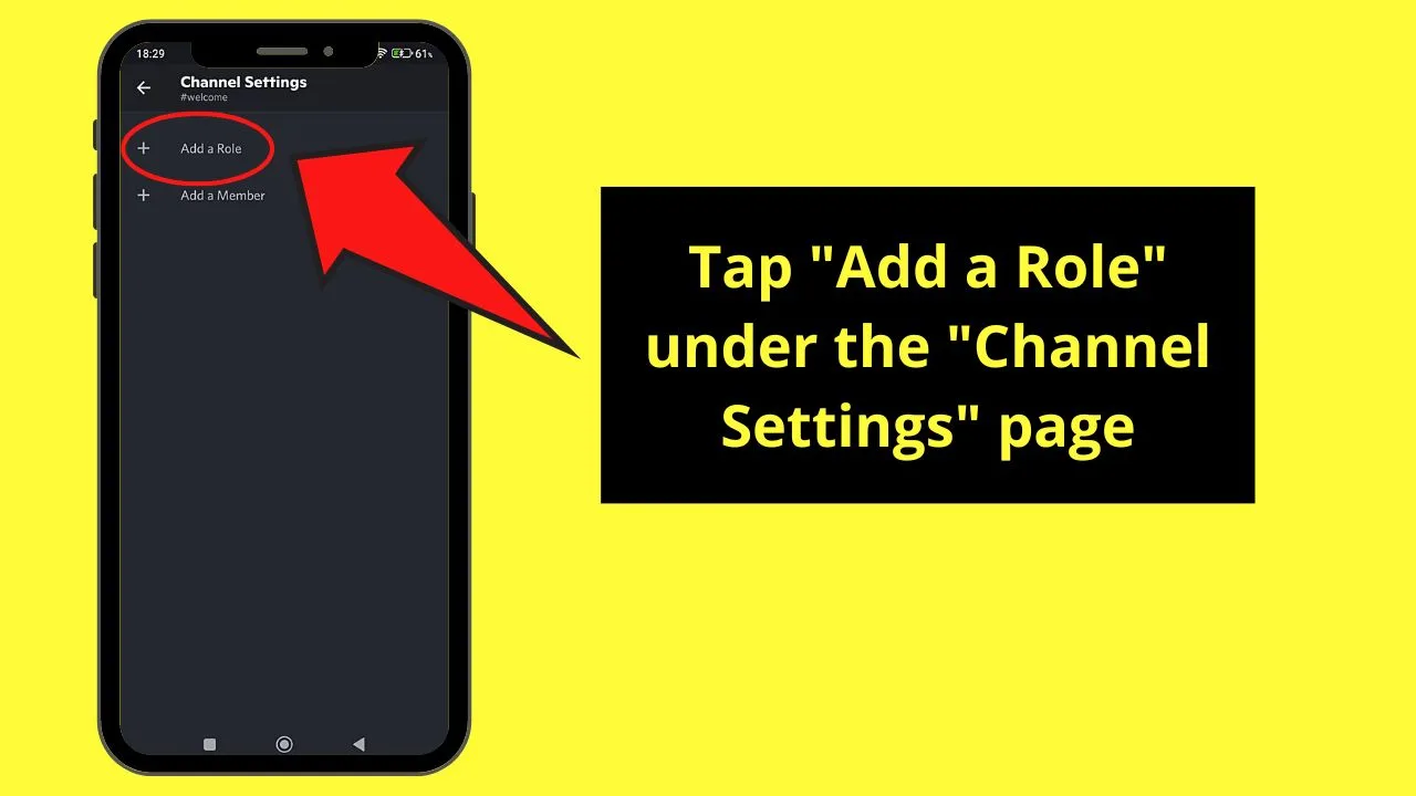 How to Make a Welcome Channel in Discord Mobile Step 10