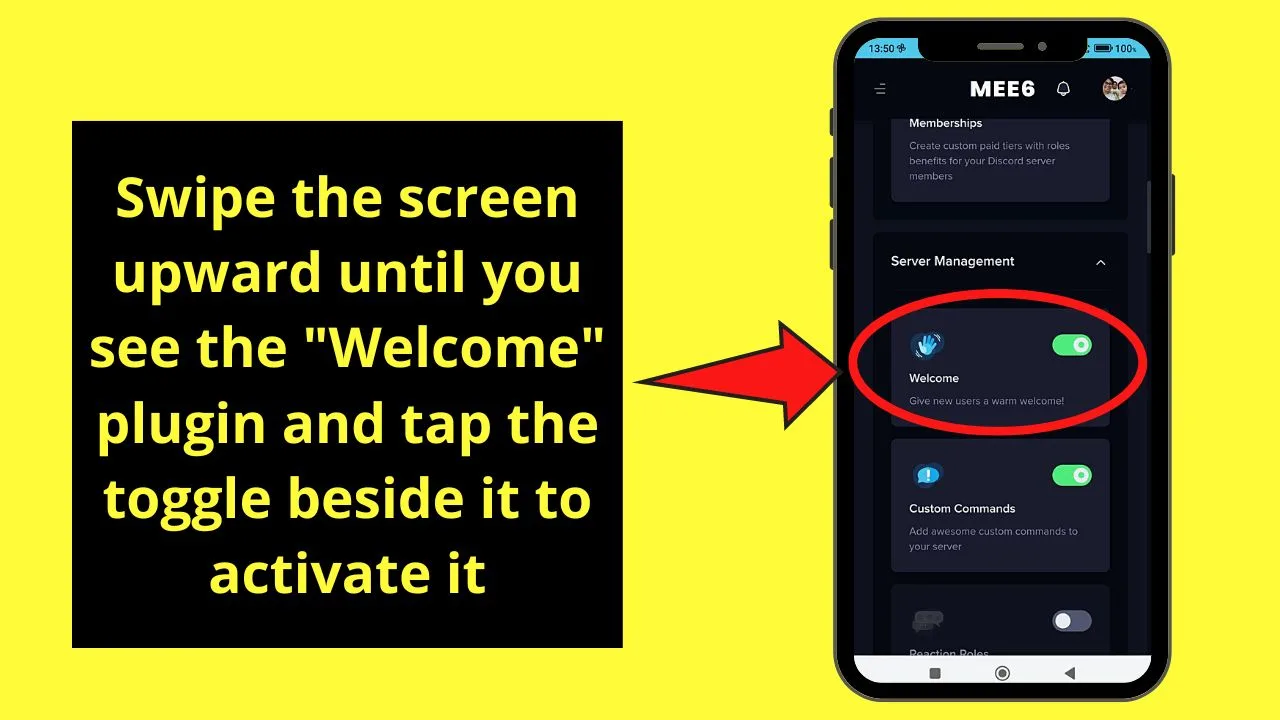 How to Make a Welcome Channel in Discord Mobile Step 23