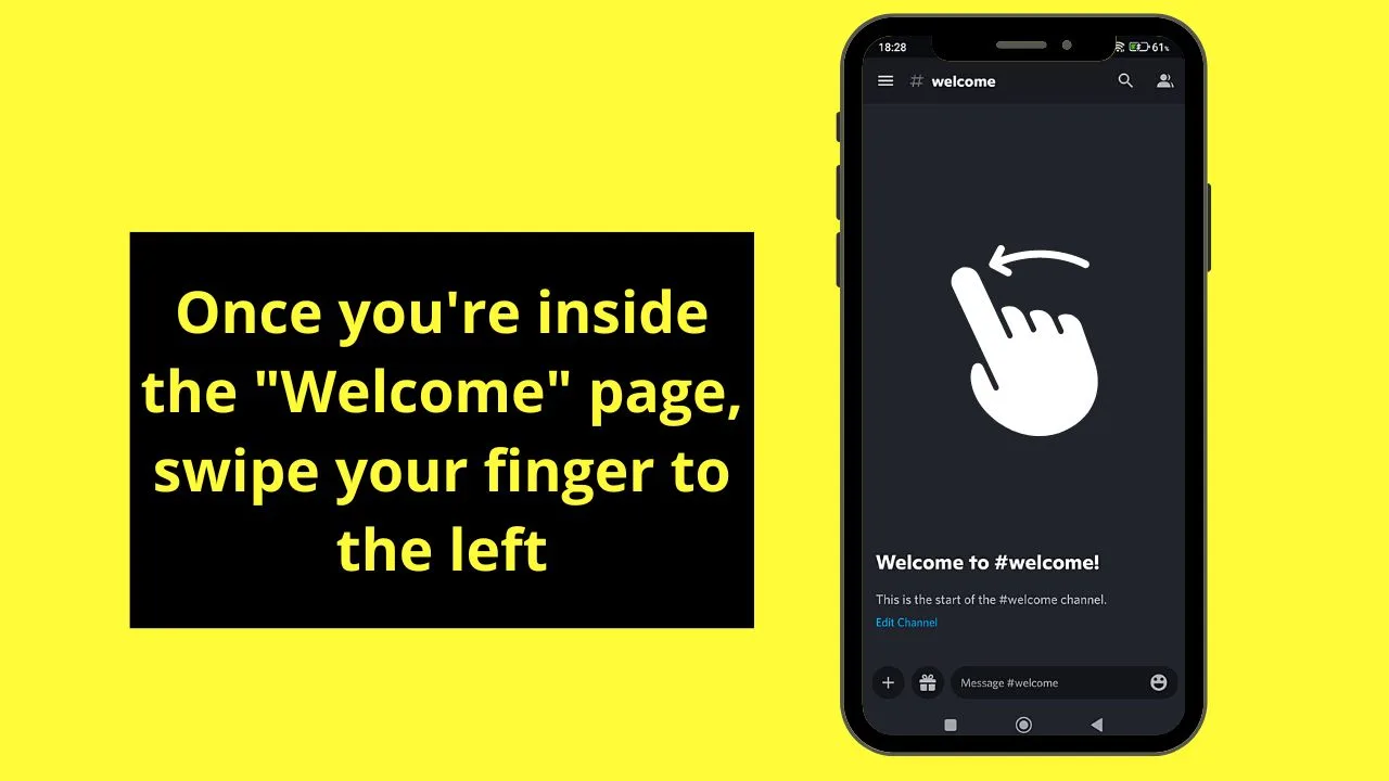 How to Make a Welcome Channel in Discord Mobile Step 31