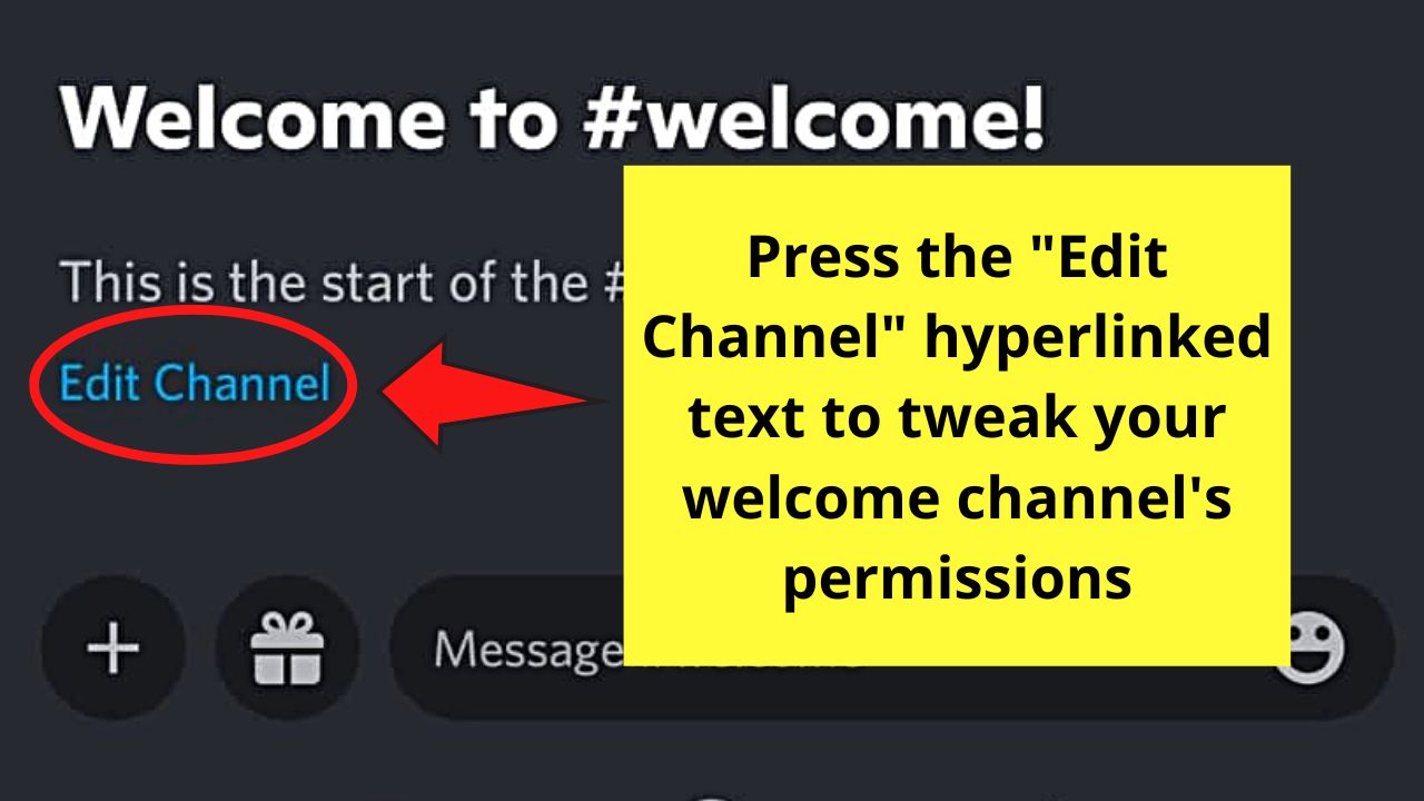 How to Make a Welcome Channel in Discord Mobile Step 8