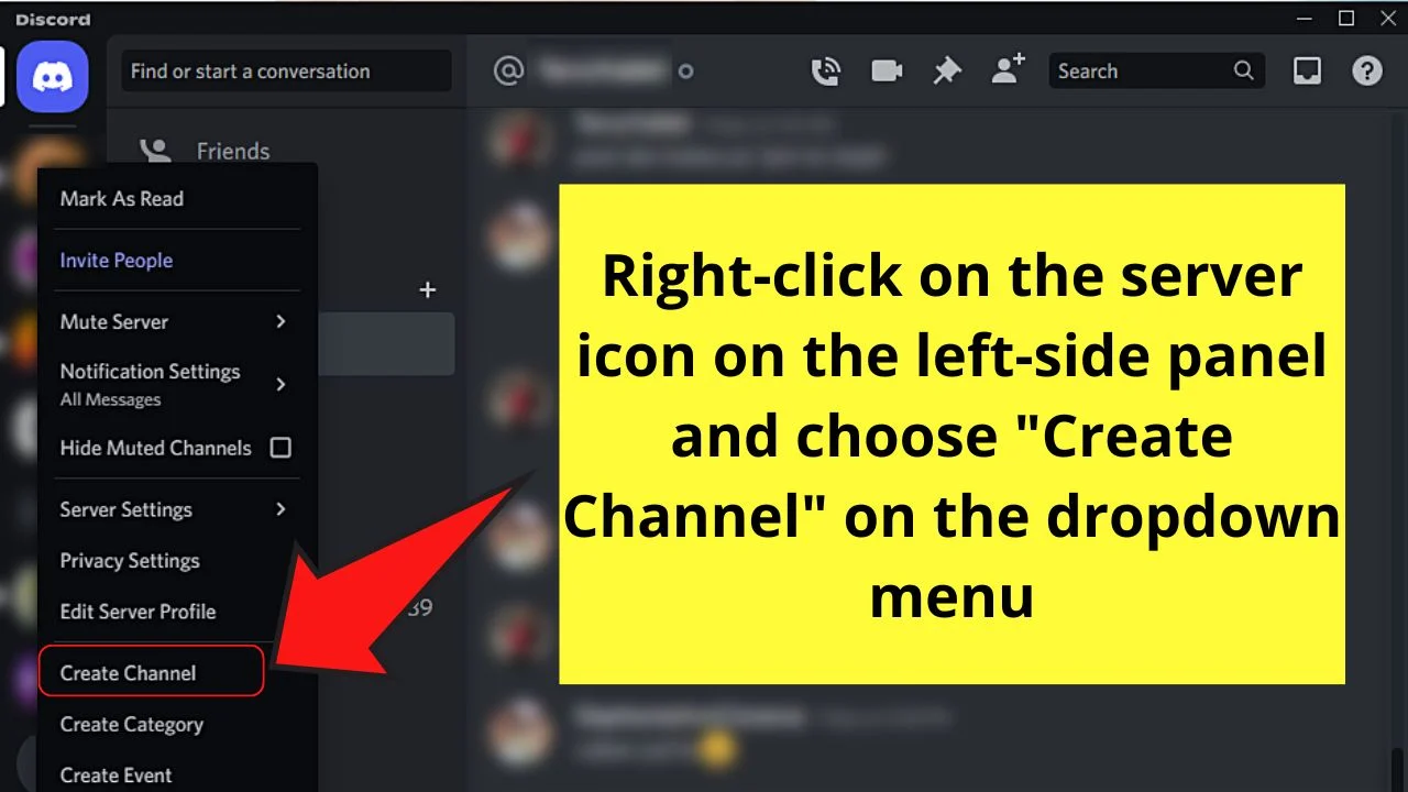 How to Make a Welcome Channel in Discord on a Desktop Step 1