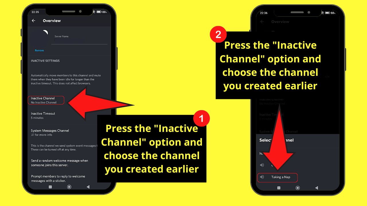 How to Make an AFK Channel in Discord Mobile Step 9