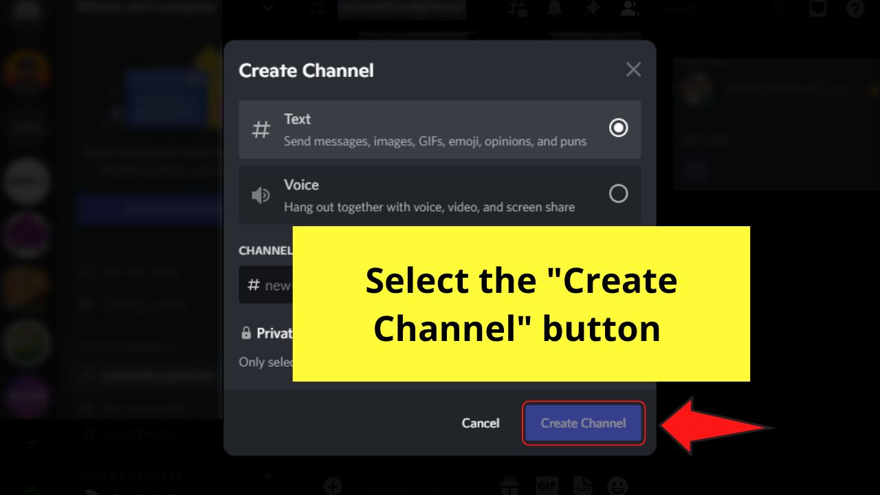 How to Make an AFK Channel in Discord on a Computer Step 5
