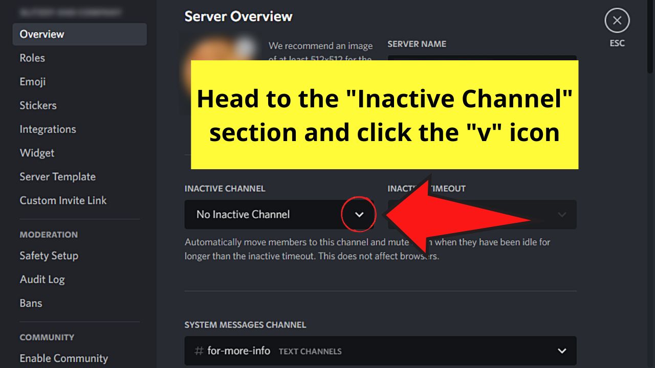 How to Make an AFK Channel in Discord on a Computer Step 7.1