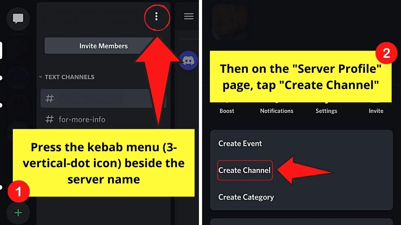 How to Make an NSFW Channel on Discord Mobile Step 3