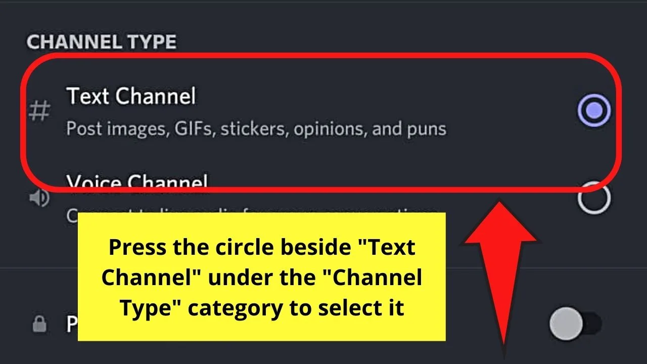 How to Make an NSFW Channel on Discord Mobile Step 5