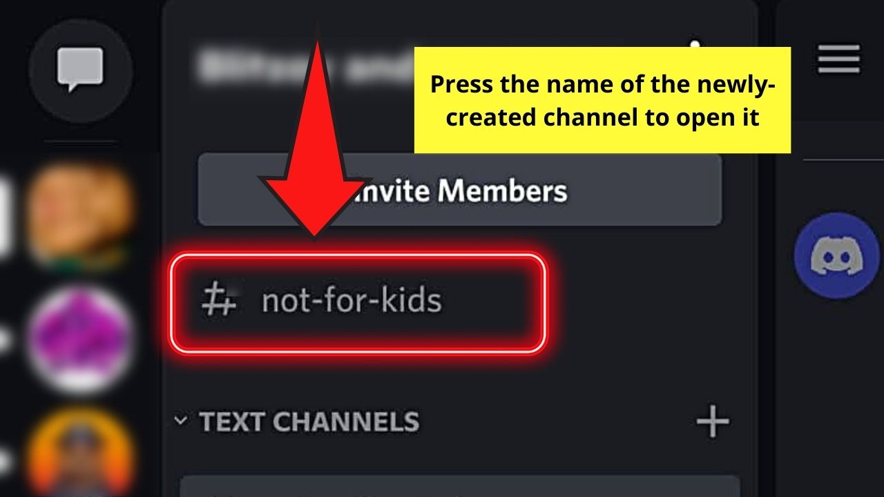How to Make an NSFW Channel on Discord Mobile Step 7.1