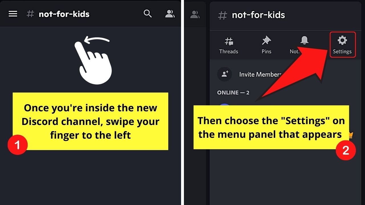 How to Make an NSFW Channel on Discord Mobile Step 7.2