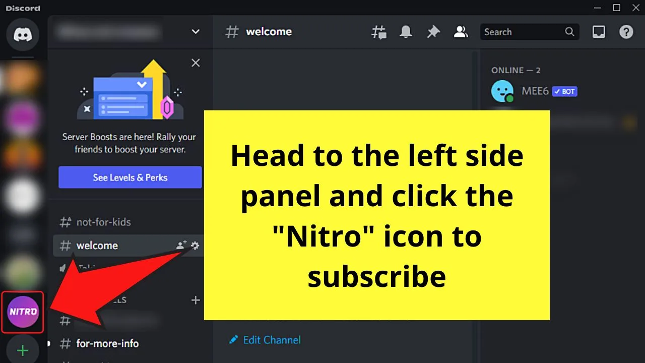 How to Make the Discord Profile Pic a GIF on a Computer Step 1