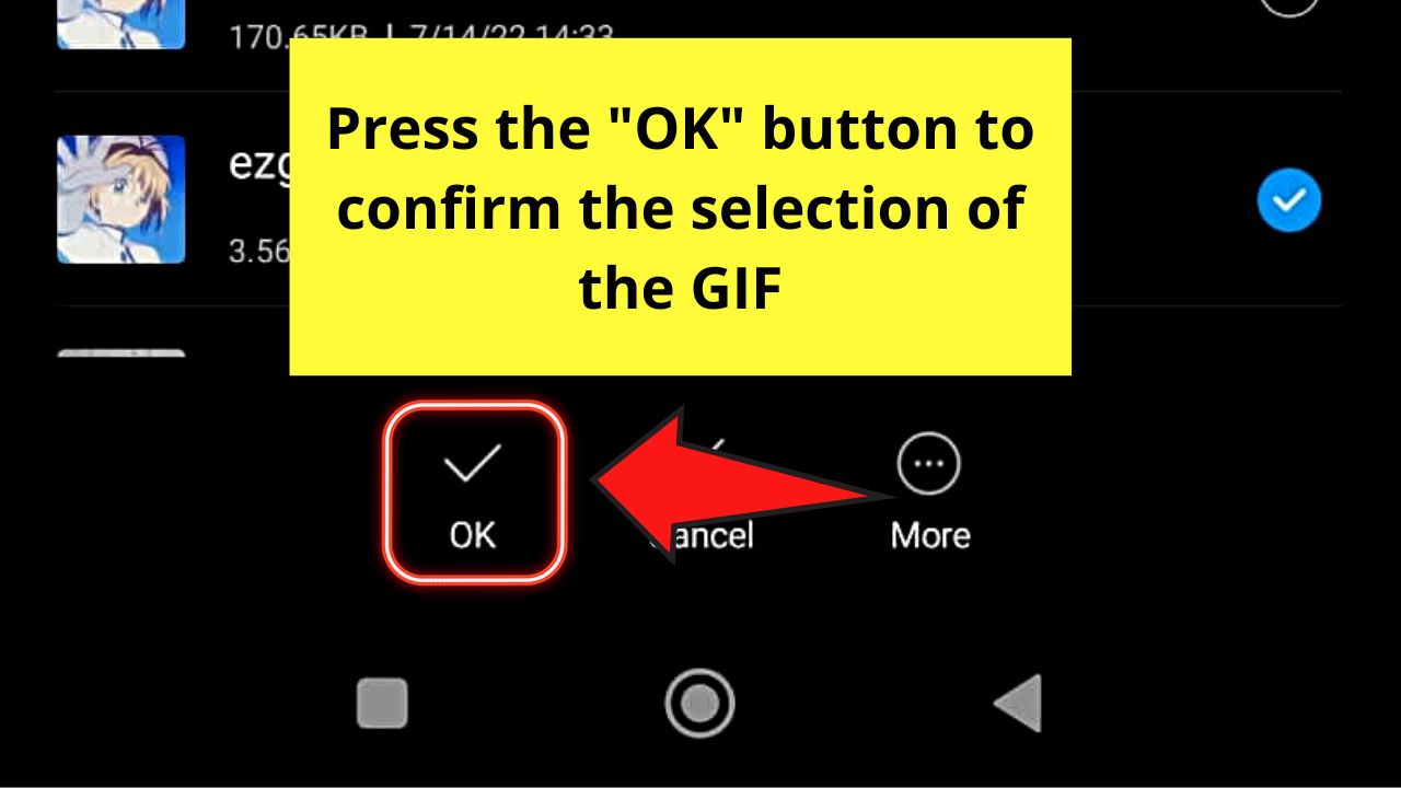 How to Make the Discord Profile Pic a GIF on a Mobile Phone Step 7