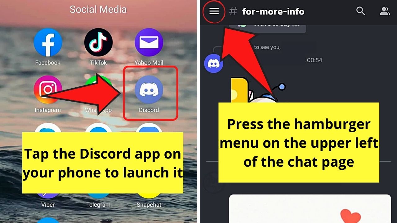 How to Put a Discord Link in Your Instagram Bio — Mobile Version Step 1