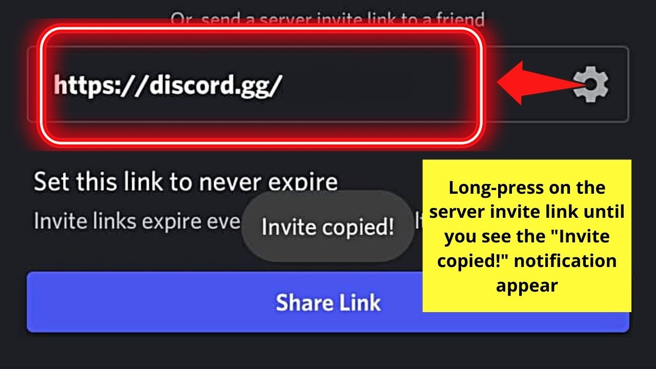 How to Put a Discord Link in Your Instagram Bio — Mobile Version Step 9