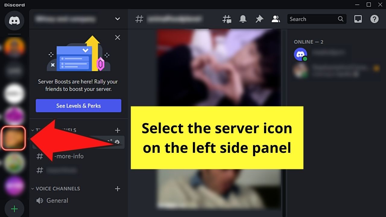 How to Put a Discord Link to your Instagram Bio — PC Version Step 1