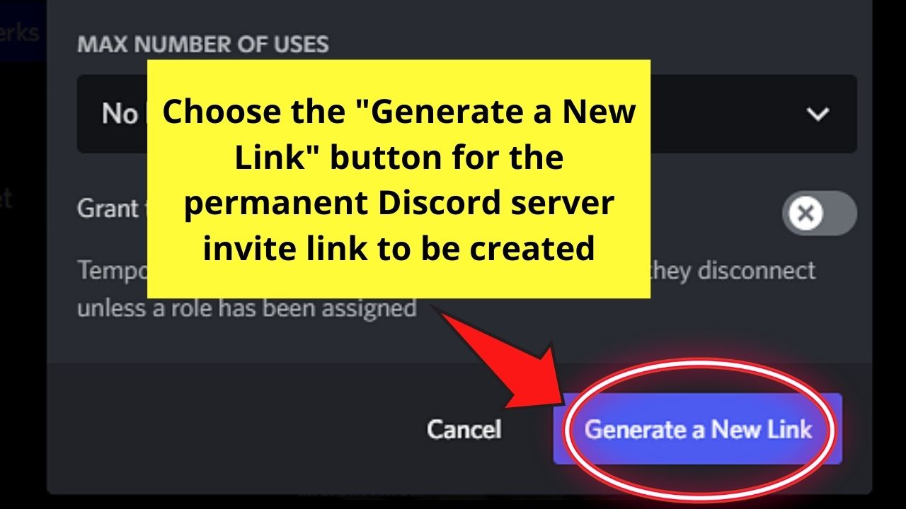 How to Put a Discord Link to your Instagram Bio — PC Version Step 7