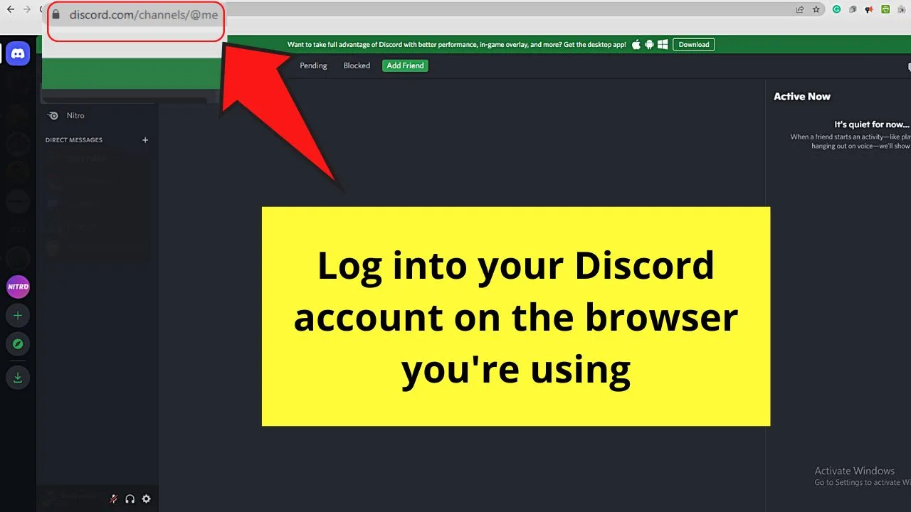How to See When a Discord Server Got Made on a Computer Step 1