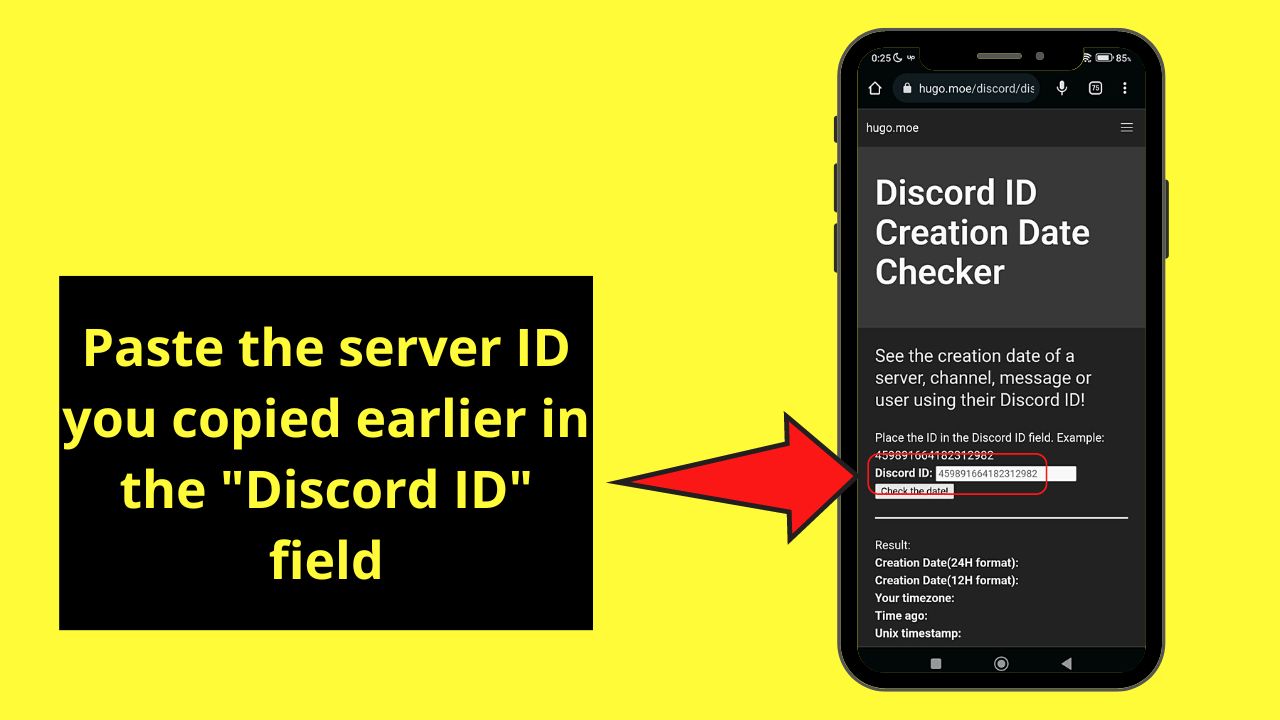 How to See When a Discord Server Got Made on a Mobile Phone Step 10