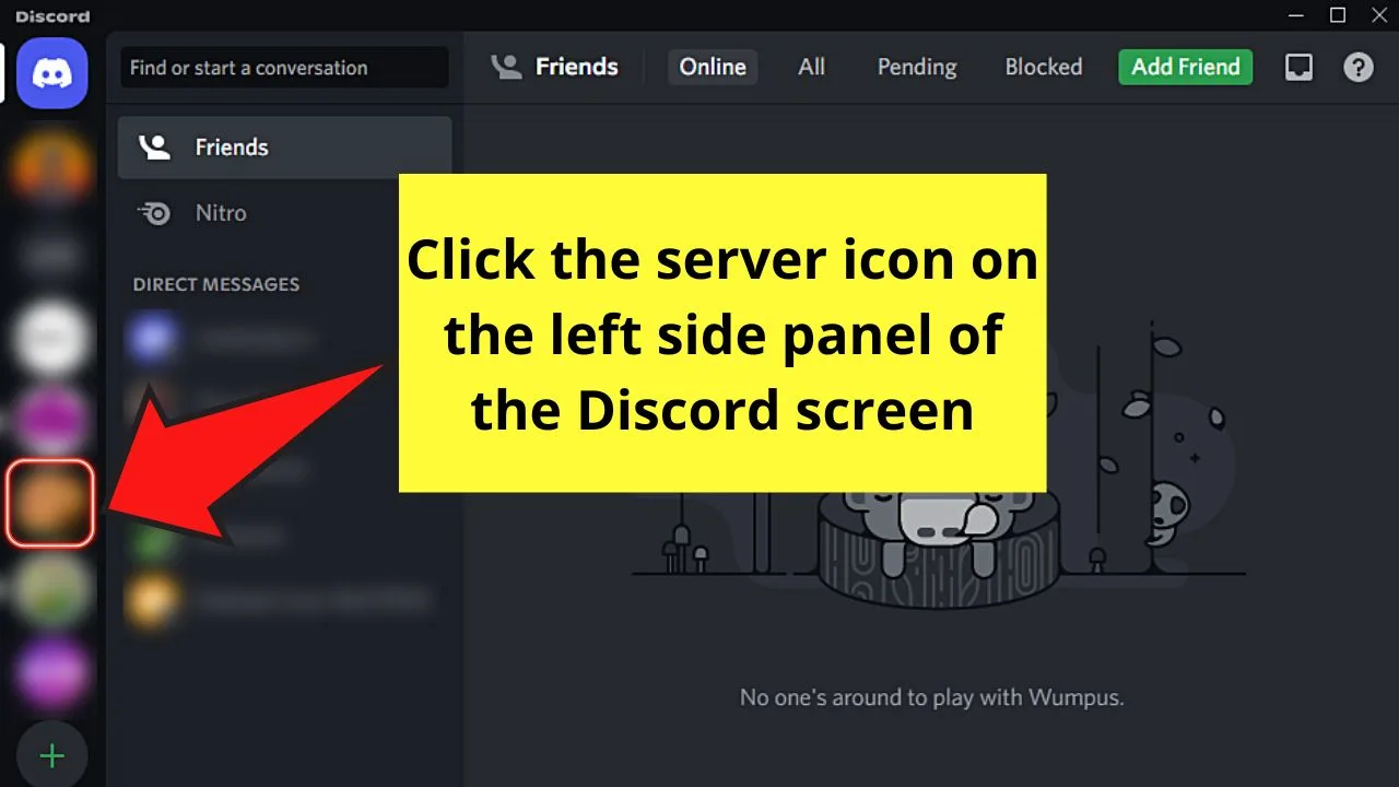 How to See Who Owns a Discord Server by Checking the Crown Icon on a Computer Step 1.1
