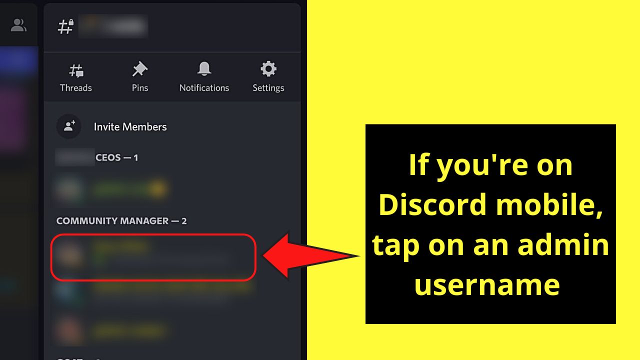 How to See Who Owns a Discord Server by Sending a Direct Message to the Server Admins Step 1.2