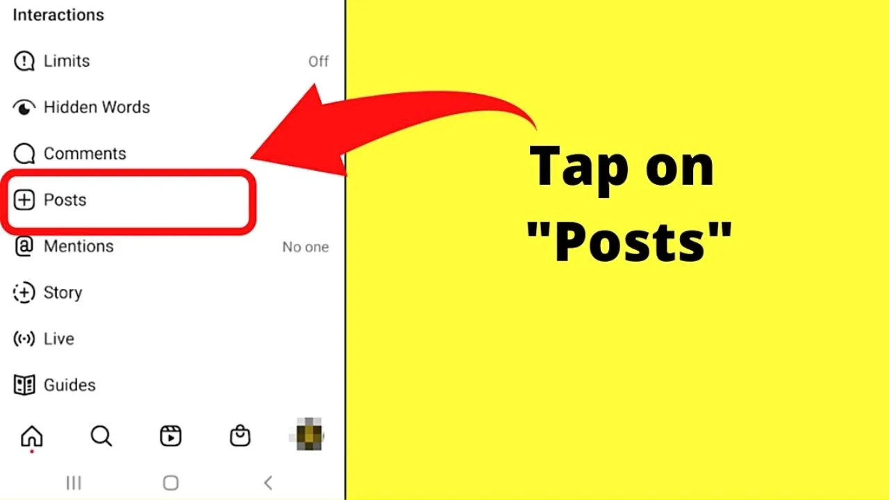 How to hide tagged photos on Instagram by Manual approval Step 5