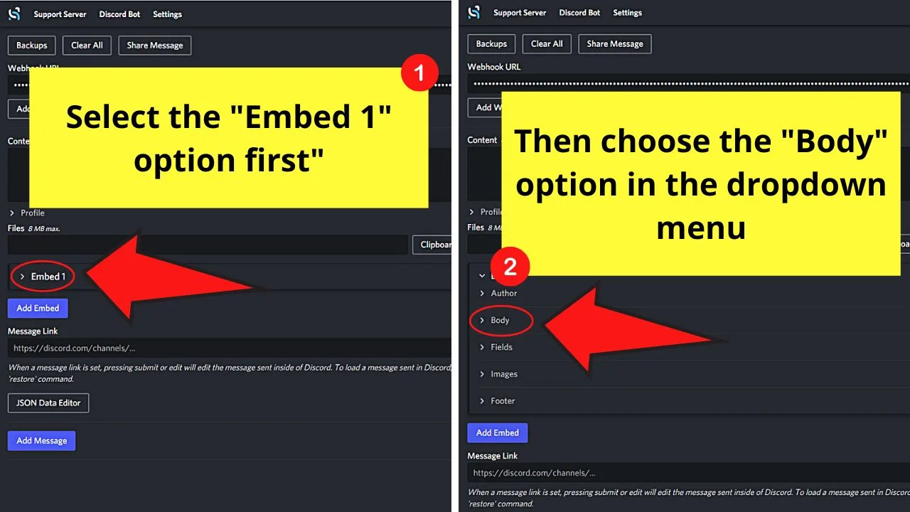 Making a Rules Channel in Discord by Linking Webhooks Step 11