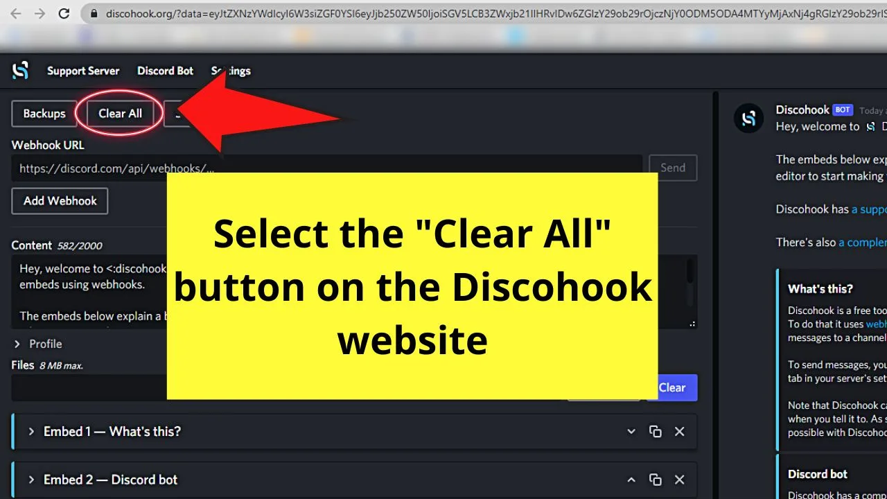 Making a Rules Channel in Discord by Linking Webhooks Step 8