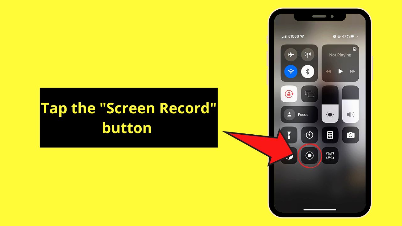 Fast Forward an Instagram Reel by Screen Recording (iPhone) Step 2