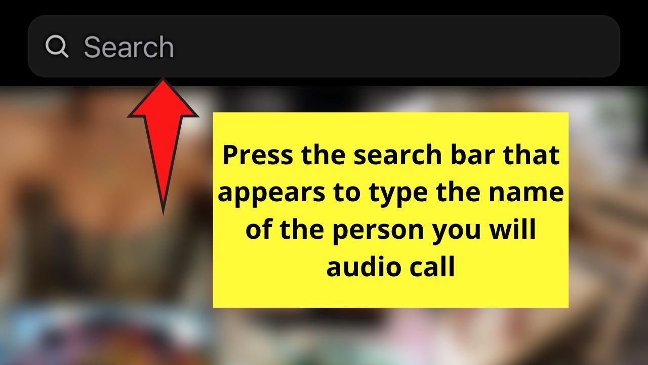 How to Audio Call on Instagram by Visiting a Person's Profile Page Step 2