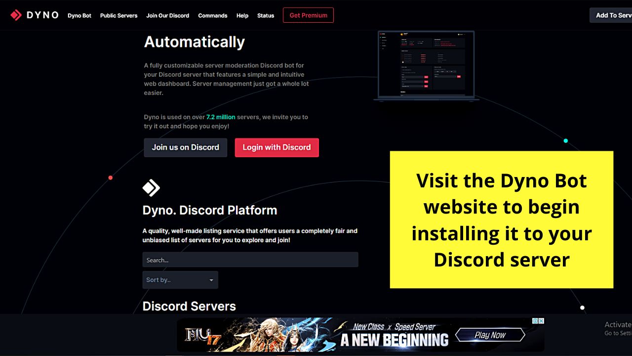 How to Ban Words on Discord by Installing the Dyno Bot 1
