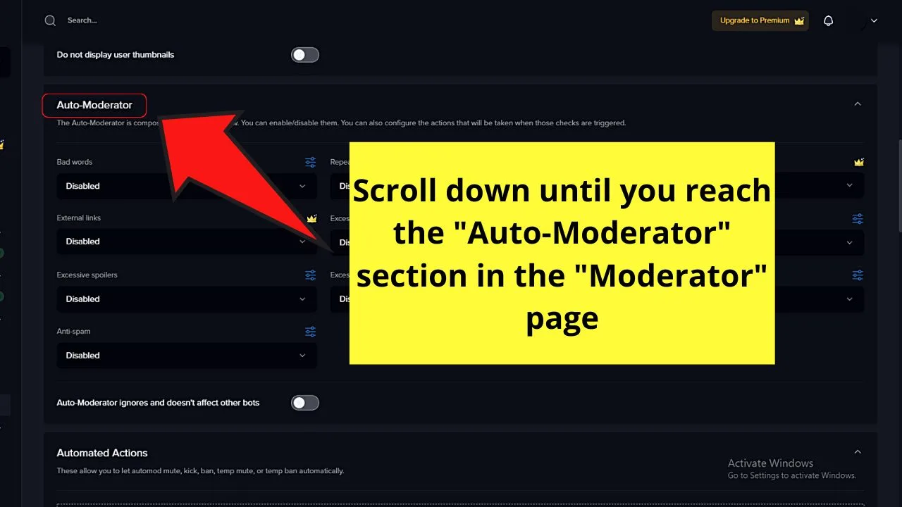 How to Ban Words on Discord by Installing the MEE6 Bot Step 6