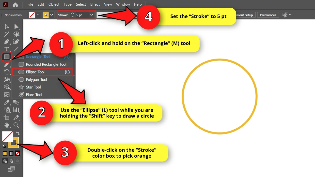 How to Draw a Flame in Illustrator Step 4
