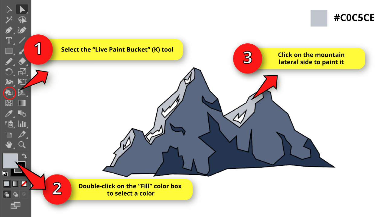 How-to-Draw-a-Mountain-in-Illustrator-Step-20
