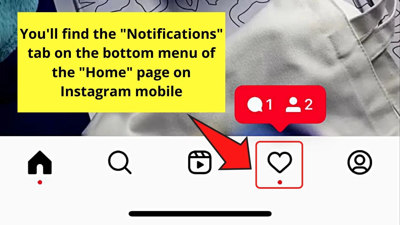 How to Find Mentions on Instagram by Checking Notification History Step 1.1