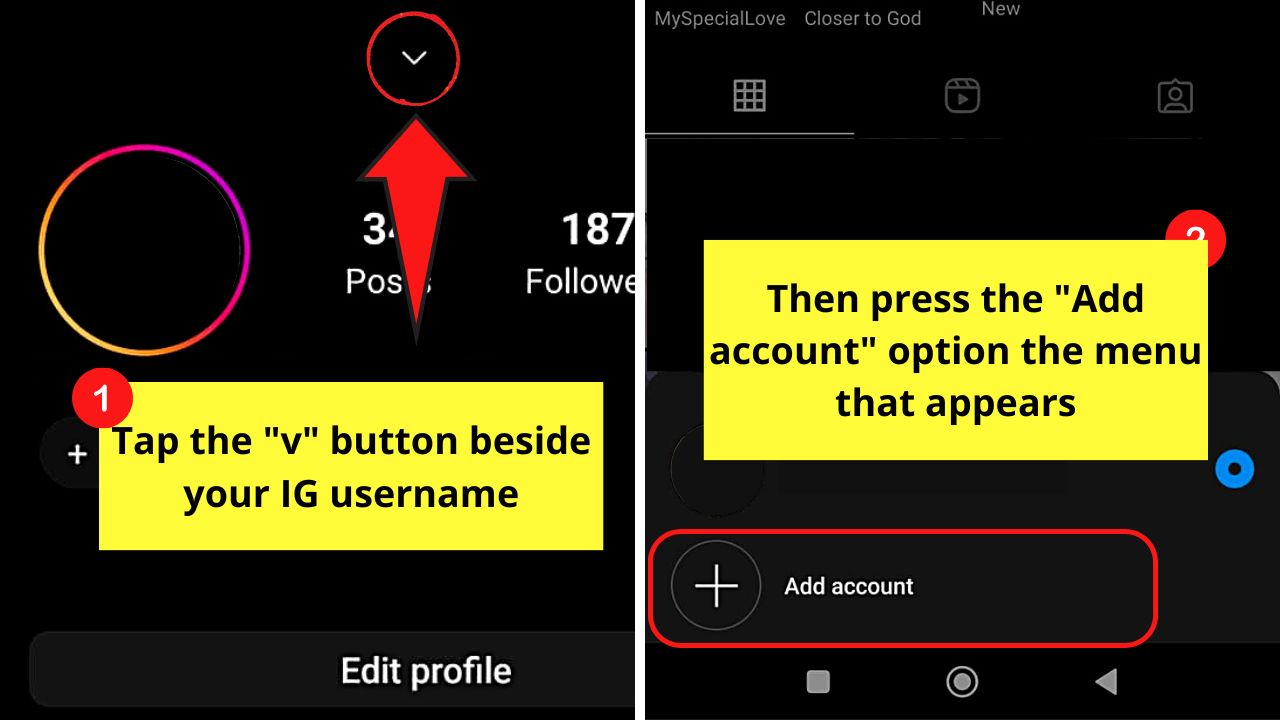 How to Make a Fan Page on Instagram (Android) Step 1.2