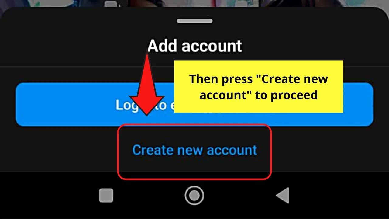 How to Make a Fan Page on Instagram (Android) Step 1