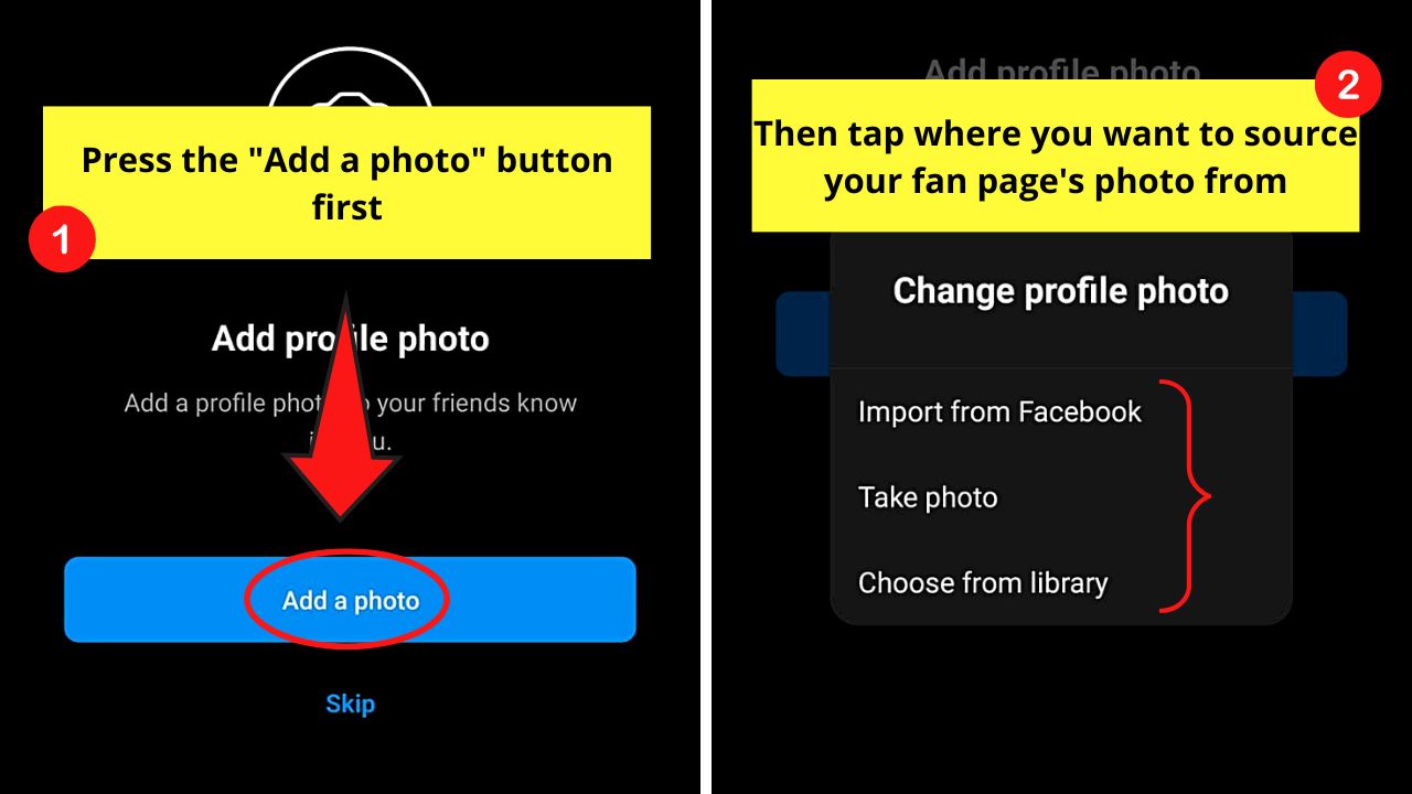 How to Make a Fan Page on Instagram (Android) Step 4.1