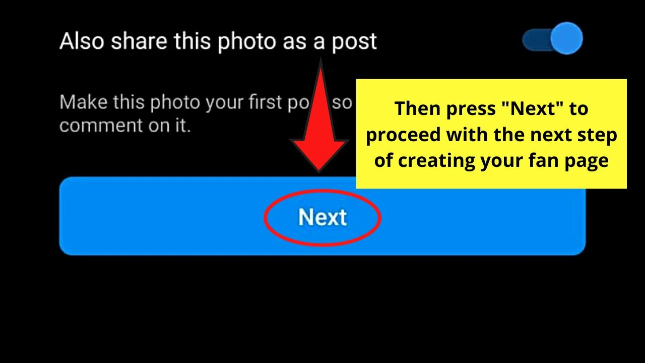 How to Make a Fan Page on Instagram (iOS) Step 4