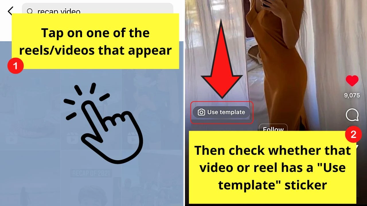 How to Make a Recap Video on Instagram Using a Reel as a Template Step 5