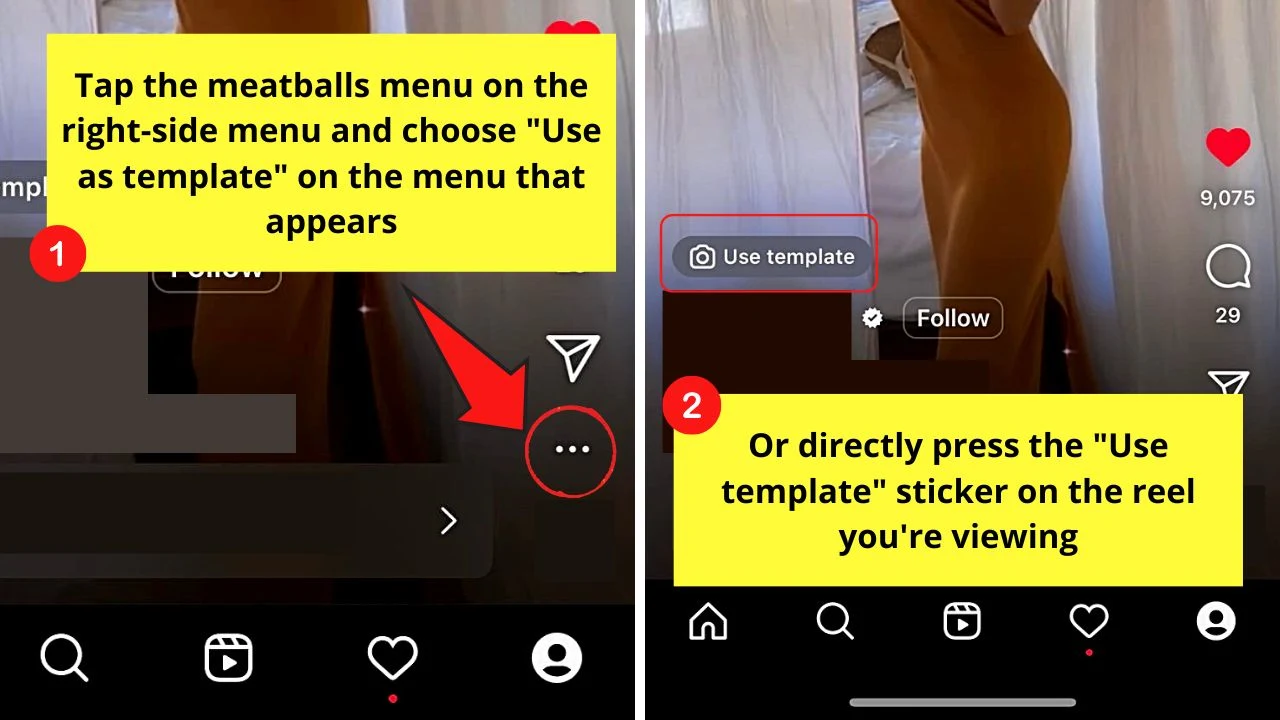 How to Make a Recap Video on Instagram Using a Reel as a Template Step 6